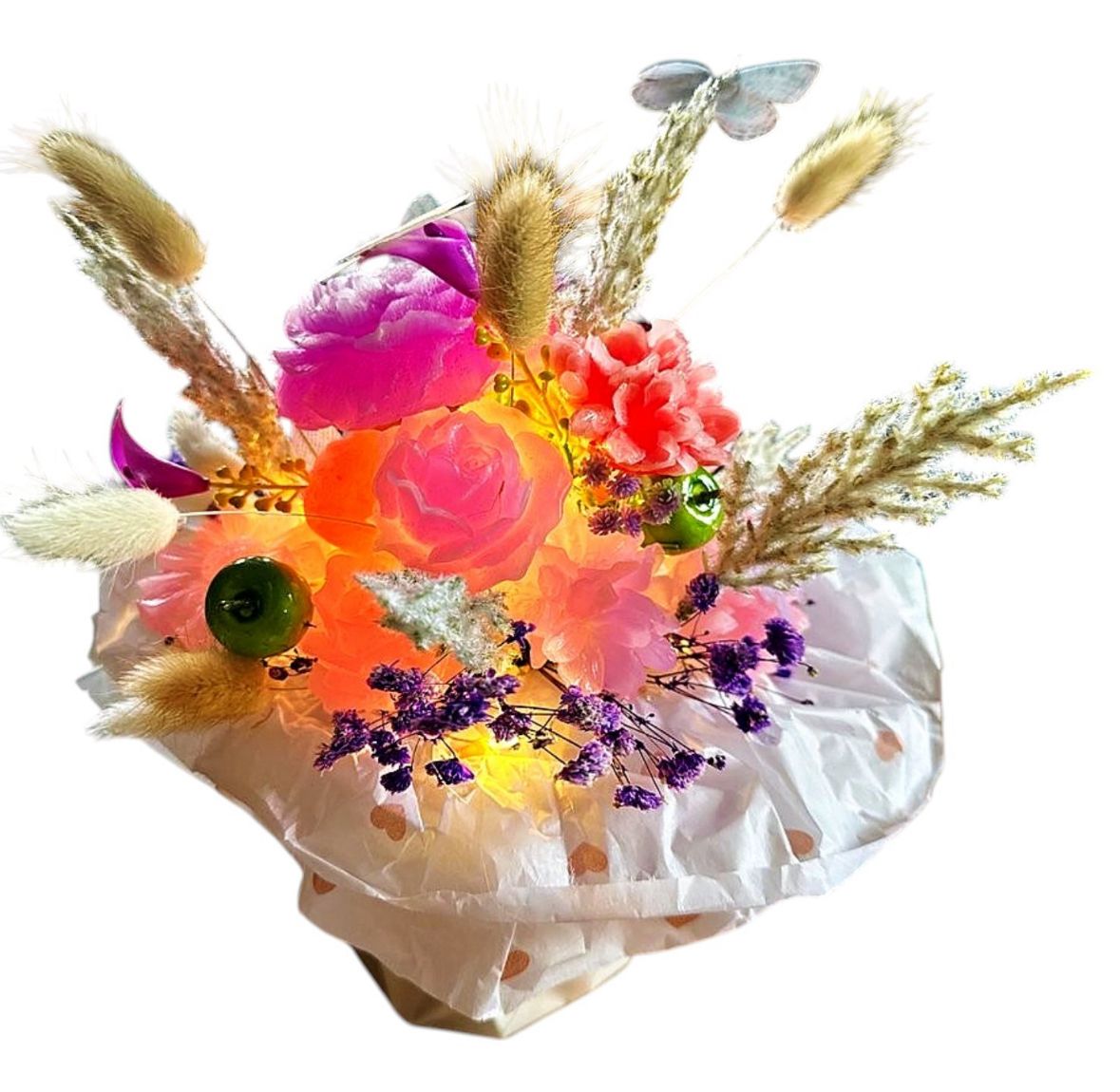 Orange Bright Artificial Bouquet
